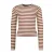 Vingino aansluitende gestreepte longsleeve – ecru