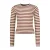 Vingino aansluitende gestreepte longsleeve – ecru