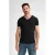 Petrol Industries Heren T-Shirts 2-Pack – V-Hals – Katoen – Regular Fit – Basic Tshirt Set Korte Mouwen – Ondershirt – Multipack van 2 stuks – Zwart –