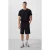Overgrote katoenen blend gebreide shorts