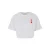Dames-T-shirt oversized Merchcode Hugs & Love Queen Of Hearts Shortd