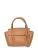 Anna Luchini Brown Rundleer Tas