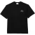 Lacoste Heren Zwaar Katoen Oversized T-shirt (Zwart)