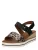 TOM TAILOR Sandaal  bruin / donkerbruin / brons / zwart