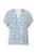 s.Oliver Shirt  ecru / royal blue/koningsblauw / wit