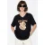 Oversized V-hals Bedrukte T-shirt
