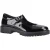 Hush Puppies Aurora Patent Senior Meisjes Zwart Leren Schoenen