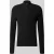 Profuomo Slim fit gebreide pullover van katoenmix met schipperskraag