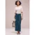 7/8 Wide Legs broek met riem