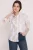Oversized gestreepte blouse met knopen