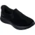 Skechers Go Walk Flex Dames Zwarte Suède Sneakers