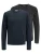 JACK & JONES Trui ‘Leo’  zwart gemêleerd