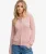 Superdry & Co Cotton Cable Lynlås-hettegenser Slim Passform Pink