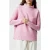 French Connection Babysoft Rib Mock Neck Jumper Foxglove