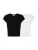 Bershka Shirt  lichtgrijs / zwart