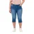 Zizzi high waist skinny capri jeans AMY lichtblauw denim