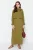 Trendyol Modest Dames Kaki Effen Maxi Lang Casual A-lijn Modest Jurken