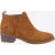 Hush Puppies Isobel Leren Dames Laarzen In Tan
