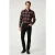 John Varvatos Ross Slim Fit Ls Sport Shirt Auburn