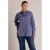 Yest Curve Plus Size blouse – blauw