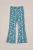 WE Fashion – Meisjes flared legging met print – Regular fit – Lichtblauw – LENZING™ ECOVERO™ viscose –