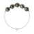 Armband met 5 Echte Gecremeerde Tahiti ParelEN DOOR Circled 8-9 mm