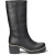 Panama Jack Waterdichte Hoge Winterlaarzen met Hak van Zwart Leer voor Dames – Patricia B17