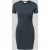 Calvin Klein Jeans T-shirtjurk met labelpatch en ronde hals
