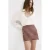 Mango gestreepte mini rok – roze