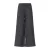 Retour Jeans wide leg pantalon met krijtstreep – zwart