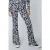 Colourful Rebel Marker Peached Extra Flare Pants Black/white