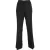 Alexander McQueen hoge flared broek van zwarte wol