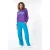 EsQualo Trouser City Flair Petrol