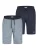 Phil & Co. Berlin Pyjamabroek ‘ Classics ‘  donkerblauw / offwhite
