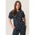 Miss Etam top met stippen – donkerblauw