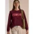 Sweatshirt met ronde hals en borduursel