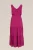 WE Fashion – Dames Maxi jurk met structuur – Curve – Regular fit – Fuchsia – Viscose – Plus Size