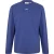 Off White Heren-T-shirt met ronde hals, normale pasvorm en lange mouwen (Donkerblauw/Wit)