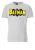 LOGOSHIRT Shirt ‘Batman Wings’  geel / grijs / zwart