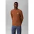 CALVIN KLEIN JEANS longsleeve met ingebreid patroon bruin