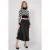 Satijnen A-Lijn Midi Rok met Elastische Taille