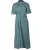 Maxi-jurk met geplooid detail