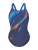 ARENA Badpak ‘Placement Swim Pro Back’  blauw / marine / oranje / wit
