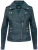 Dames leren Brando bikerjack-Loddon