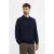 Merso Merino Polo Long Sleeve 100% Merino Navy Blue