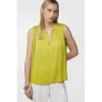 comma blousetop limegroen