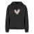 Dames Hoodie Oversized Merchcode Valentines Day – Leopard Heart Acid Washed
