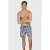 Brunotti zwemshort Cester donkerblauw/wit