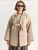 Bianco Lucci Gebreid vest  beige