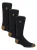 Heat Holders – Heren 3 Pack Kniehoge Werk Sokken, 3 Paar Multipack – Zwart